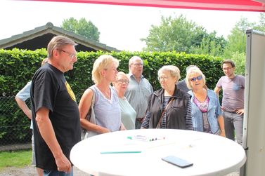 Infostand an der Halde Hannibal 9.6.18